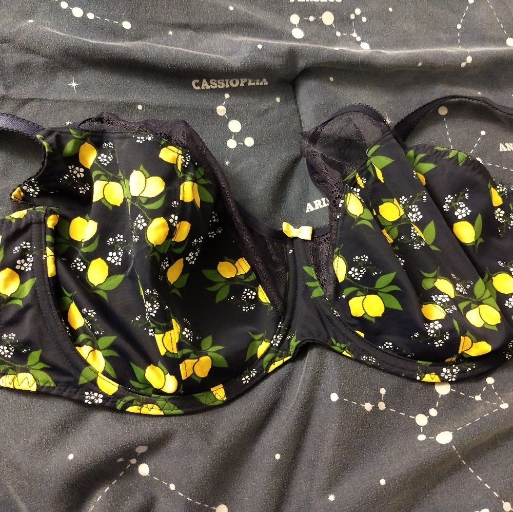 Curvy Kate Plunge Bra, Lemon Print
